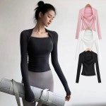 여성 3컬러 필라테스 폴댄스 요가 헬스 엑티브 티셔츠