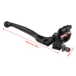 퍼치 오토바이가있는 1PCS 접이식 클러치 레버 핸들 50CC 먼지 Bla 125CC