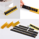 베스트Q 스탠드형 프라이스칩 가격표 4세트 진열용품 마트가격표 숫자칩