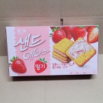 해태 샌드에이스 딸기 204g 1개 학교 학원 어린이집 사무실 간식 과자 총204g