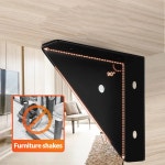 경첩 브라켓 코너 침대 캐비닛에 직각 지원 패스너는 삼각형 검정색 코너는 나무를 흰색 가구 커넥터 2pcs bla