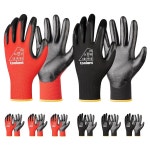 toolant 6개 니트릴 코팅 작업 장갑 S