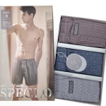 스페클로 인정상회 남성 순면 니트 트렁크 팬티 세트 MTP-31 100
