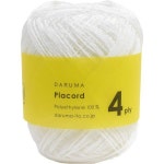 DARUMA 4240 플라스틱 코드 4겹 원사 두꺼운 Col 101 흰색 1 4 oz40 g 약 394 4 ft100 m Col 101 계열 단품