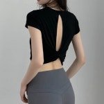 리더스 우아하고 스타일리쉬한 요가복 여성 퍼포먼스 빽트임 디테일 원단 쾌적한 착용감