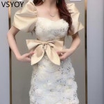 vsyoy 원피스 여름 새로운 허리 슬리밍 연령 감소 올 매치 스커트 보이는 대로 L 53 00 kg-57 50 kg