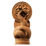 조형물 조각상 야외용품 조르문간드상 바이킹 스칸디나비아 정원소품 이교도 괴물 나무