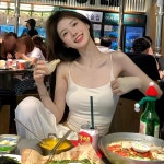 태식 세미 컵 소대 백심 여성 커버업 반소매 단발형 상의
