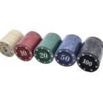 넘버화폐 숫자 포커칩 5종 100PCS