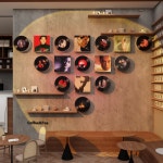 lp판 레코드 벽 소품 인테리어 레트로 장식