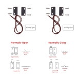 히든센서 유선 도어 창 센서 기 스위치 NCNO 주택 경보 MC-38