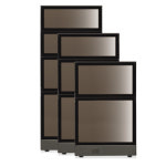 60T 전면유리 블럭파티션 H1540