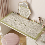 책상 매트 주얼리 토끼털 화장대 테이블보 패드 책상털매트 분위기 사각형