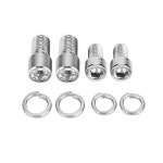 2Pcs 오토바이 백미러 범용 어댑터 알루미늄 합금 기본 나사 브래킷 액세서리 Bla