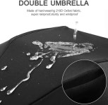 방풍 이중층 자동 방수 대형 우산 파라솔 1 wine