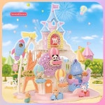 Sylvanian Families 드림 캐슬 세트 숲 놀이 공원 장난감 소녀 집 생일 선물