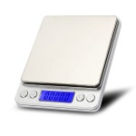 디지털 저울 전자 무게 3kg 0 1g 포켓 케이스 쥬얼리 식품 주방 2 트레이
