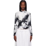 메릴 로게 파이핑 터틀넥 탑 FADED FLORAL JERSEY 300322WR25 TP839489365