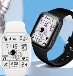 트렌디 클래식 학생 커플 손목 우주 전자 시계 여성시계 학생시계