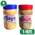 리고 리고 LIGO 땅콩버터 462g 2개 크리미1 청키1