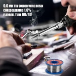 납땜 인두 키트 60W 인두 5개의 교체 가능한 팁 10-in-1 조절 온도 용접 도구 빠른 가열 전자 110V 5-in-1