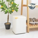 세련된 밀폐형 원터치 쓰레기통 8L 사무실