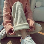 YiwuFactory 기모 골덴 여성 겨울 와이드 바지 코듀로이 팬츠 R3WFG9ZCG6