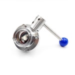 유량조절밸브 트라이 50 5 64 77 304 위생 버터플라이 밸브 19 25 38 45 51 3 4 11-1 2 2 자작 맥주 유