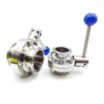 유량조절밸브 트라이 50 5 64 77 304 위생 버터플라이 밸브 19 25 38 45 51 3 4 11-1 2 2 자작 맥주 유