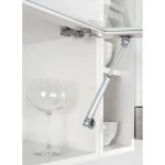 찬장에 대 한 새로운 구리 유압 스프링 경첩 가구 하드웨어 1pcs 조정 가능한 가스 스트럿 캐비닛 도어 리프트 지원 50N 20N-200N