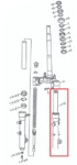 HAOJUE 하우즈 쇼바 앞 우 USR125 51103H7M000H000