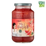 담터 담터 꿀 자몽차 1kg 루비 허니 자몽청 안전 포장 겨울차