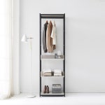 EO자재 여학생 가방 선반 오픈행거 600 바지 옷방