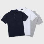 화이트빌딩 여성 반팔티 남녀 무지 기능성 PK 반팔 카라티 공용 흰색 검정색 단체