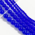 2-4-087 원석 천연 신백옥 라운드 착색 사파이어 1 줄 1개