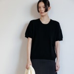 네세서리 Wholegarment Boucle Half Knit