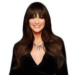 HairUWear Hairdo Trendy 프린지 저스트 뱅 헤어피스 애드온 R2 에보니