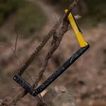 보관 가방이있는 접이식 톱 휴대용 나무 톱 알루미늄 합금 캠핑 접이식 손 톱 야외 하이킹 생존 도구