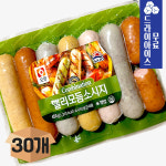 분이네 사조 오양 델리 모듬소시지 드라이 X30개 모듬소세지 캠핑 바베큐 450g 30개