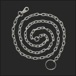 제이제이펫 왕손잡이 체인개줄 6파이 3M 중형견 대형견 목줄 쇠줄 체인줄