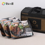 믿음식품선물세트 1호 국내산 LA식돼지갈비선물세트 700g 3팩 선물가방포장