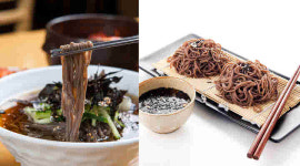 늘바른 메밀소바 숙성면 180g 8팩 쯔유모밀소스35G 8팩 엄마손맛볶음김치160g