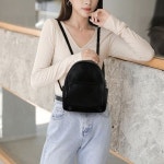 여성 미니백팩 데일리 출근 하운드체크 패턴 가방 3색