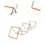 민첩성 사다리 축구 발놀림 사다리는 조정 균형을 향상시킵니다 1 12 Grids