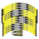 반사 오토바이 휠 스티커 허브 데칼 스트라이프 테이프 스크램블러 1 B1