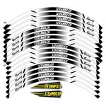 반사 오토바이 휠 스티커 허브 데칼 스트라이프 테이프 스크램블러 1 B1