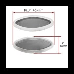 해양 보트 요트 RV 포트홀 타원형 해치 포트 조명 교체 윈도우 포트 홀 오프닝 포트라이트