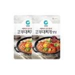 청정원 청정원 엄마손맛 맞벌이 고메레시피 사골육수부대찌개양념 140g x2개 1세트 아이 반찬 신혼부부 친정 메인