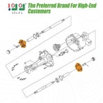 776938 WANTONE RACING 골프 카트 뒷바퀴 허브 야마하 드 JW1-F53T0-09-00 JW1-G6542-00-00