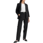 GANNI FW24 가니 099 striped boxy blazer